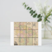 1765ベンジャミン・ドーンによるデヴォンシャーの地図 ポストカード (スタンド正面)