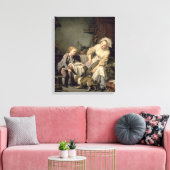 1765年、スポイルト・チャイルド キャンバスプリント (インサイチュ (リビング))