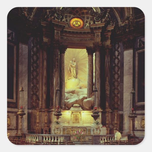 1770年代のヴァージン礼拝堂(写真) スクエアシール (正面)