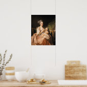 1770年~80年の若い母 ポスター (キッチン)