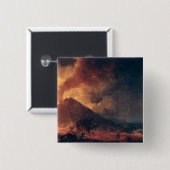 1771年にヴェスヴィオの噴火 缶バッジ (正面&裏面)