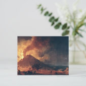 1771年の山・ベスビウスの噴火 ポストカード (スタンド正面)