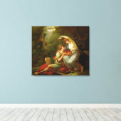 1771年リナルドとアルミダ(キャンバス油) キャンバスプリント (インサイチュ (ウッドフロア))