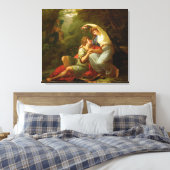 1771年リナルドとアルミダ(キャンバス油) キャンバスプリント (インサイチュ (寝室))