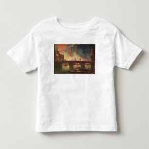 1772年にホテルDieuの火 トドラーTシャツ