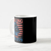 1773年から紅茶をこぼし続ける歴史教師 7月4日 コーヒーマグカップ (正面左)