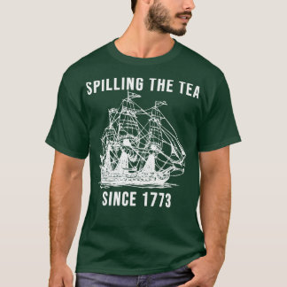 1773年から茶をこぼすこと Tシャツ