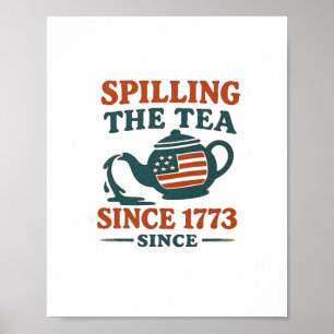 1773年から茶を注クラシックぐ ポスター