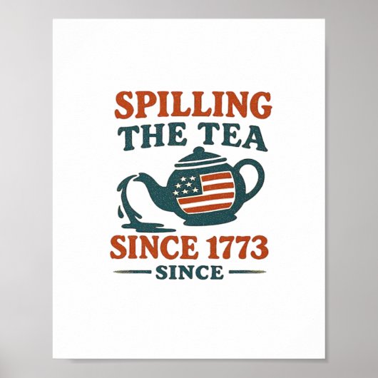 1773年から茶を注クラシックぐ ポスター (正面)