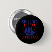 1773年から7月に茶を出すこと 缶バッジ (正面&裏面)