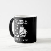 1773年のヴィンテージ モーフィングマグカップ (正面左)