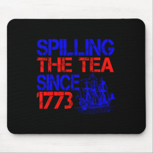 1773年の7月4日以来4番目のお茶 マウスパッド