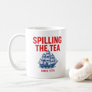 1773年7月の歴史先生以来、お茶をこぼすこと コーヒーマグカップ
