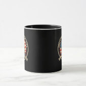 1773年7月4日からおもしろいお茶をこぼすこと マグカップ (中央)
