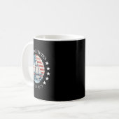 1773年7月4日からおもしろいお茶をこぼす コーヒーマグカップ (正面左)