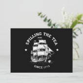 1773年7月4日からおもしろいお茶を注ぐ 招待状 (スタンド正面)