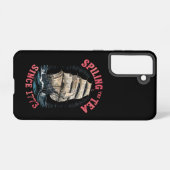 1773年7月4日から紅茶をこぼすこと SAMSUNG GALAXYケース (裏面横)