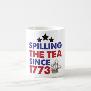 1773年7月4日から茶をこぼすこと コーヒーマグカップ