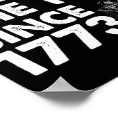 1773年7月4日から茶をこぼすこと ポスター (角)