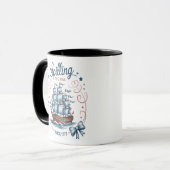 1773年7月4日から茶をこぼすこと マグカップ (正面左)
