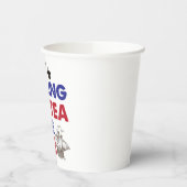 1773年7月4日から茶をこぼすこと 紙コップ (左)