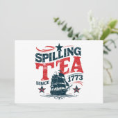 1773年7月4日のファンイ以来のお茶をこぼすこと 招待状 (スタンド正面)