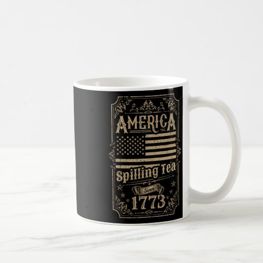 1773年7月4日の贈答品から作られたお茶 コーヒーマグカップ (右)