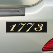 1773年 バンパーステッカー (車上)
