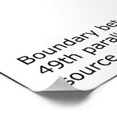 1775年の北米東部地図 ポスター (角)