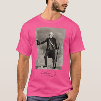 1775年ジョセフ・ウォーレン将軍バンカーヒルの戦い Tシャツ