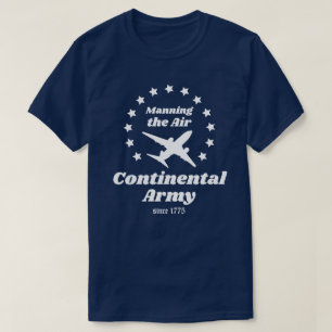 1775年以来の空気に人を配置している大陸軍隊 Tシャツ