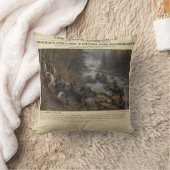1775年9月、荒野を行くアーノルドの列 クッション (ブランケット)