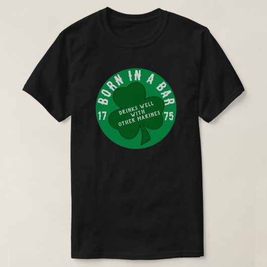 1775生まれ年のバーで Tシャツ (デザイン正面)