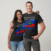 1775–2026 真夜中の騎行 • アメリカ建国250年記念 Tシャツ (ユニセックス)