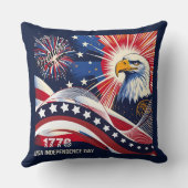 1776アメリカ独立記念日 クッション (裏面)
