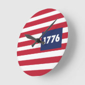 1776ウォールクロック ラウンド壁時計 (傾斜)