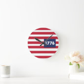1776ウォールクロック ラウンド壁時計 (ホーム)