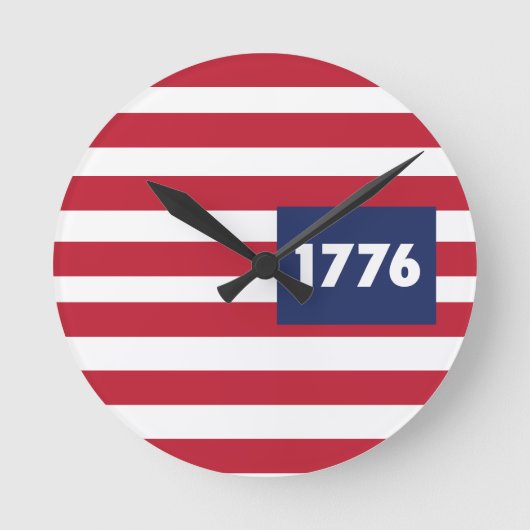 1776ウォールクロック ラウンド壁時計 (正面)
