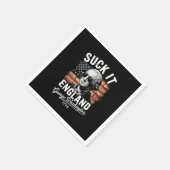 1776吸年7月ジョージ・ワシントン第4戦イギリス スタンダードカクテルナプキン (角)