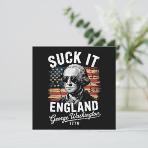 1776吸年7月ジョージ・ワシントン第4戦イギリス 招待状