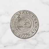 1776大陸通貨コイン統一された州金 コンフェッティ (スモール正面)