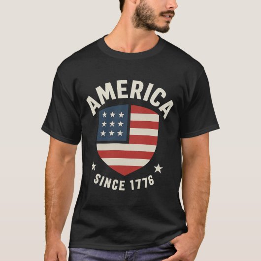 1776年からのアメリカ Tシャツ (正面)
