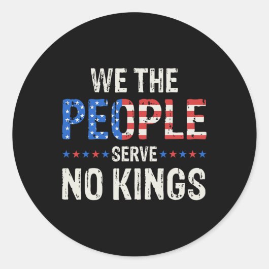 1776年からアメリカでは王に仕えていない ラウンドシール (正面)