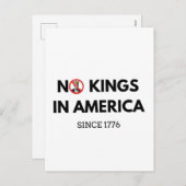 1776年からアメリカに王はいない シーズンポストカード (正面/裏面)