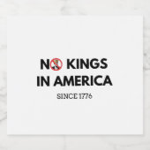 1776年からアメリカに王はいない スパークリングワインラベル (シングルラベル)