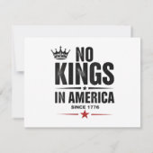 1776年からアメリカに王はいない セーブザデート (裏面)