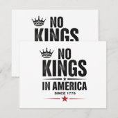 1776年からアメリカに王はいない セーブザデート (正面/裏面)