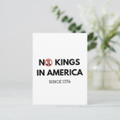 1776年からアメリカに王はいない ポストカード (スタンド正面)
