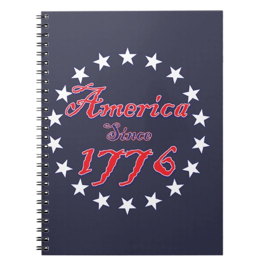 1776年からアメリカ ノートブック (正面)