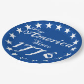 1776年からアメリカ ペーパープレート (アングル)